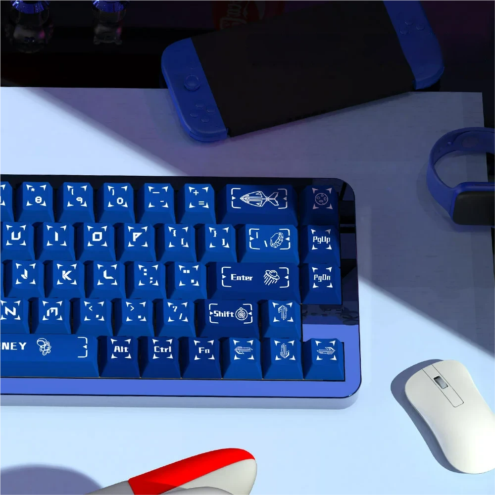 PBT dye-sublimation quality of Interstellar Journey keycaps