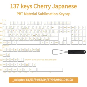 Texture and material close-up of PBT Civilization keycap