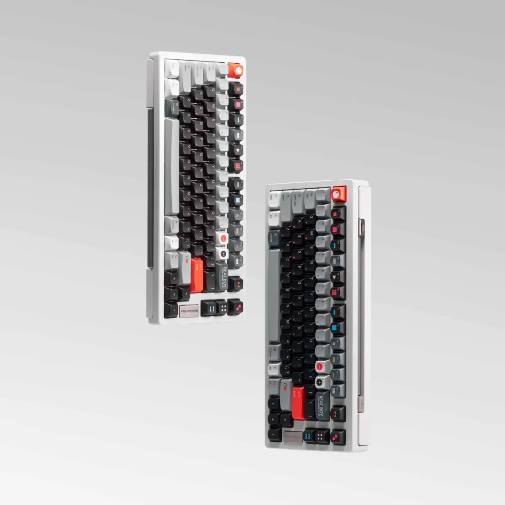 Premium Smiling Rhythm Keycap Durable PBT crisp installed on a mechanical keyboard setup