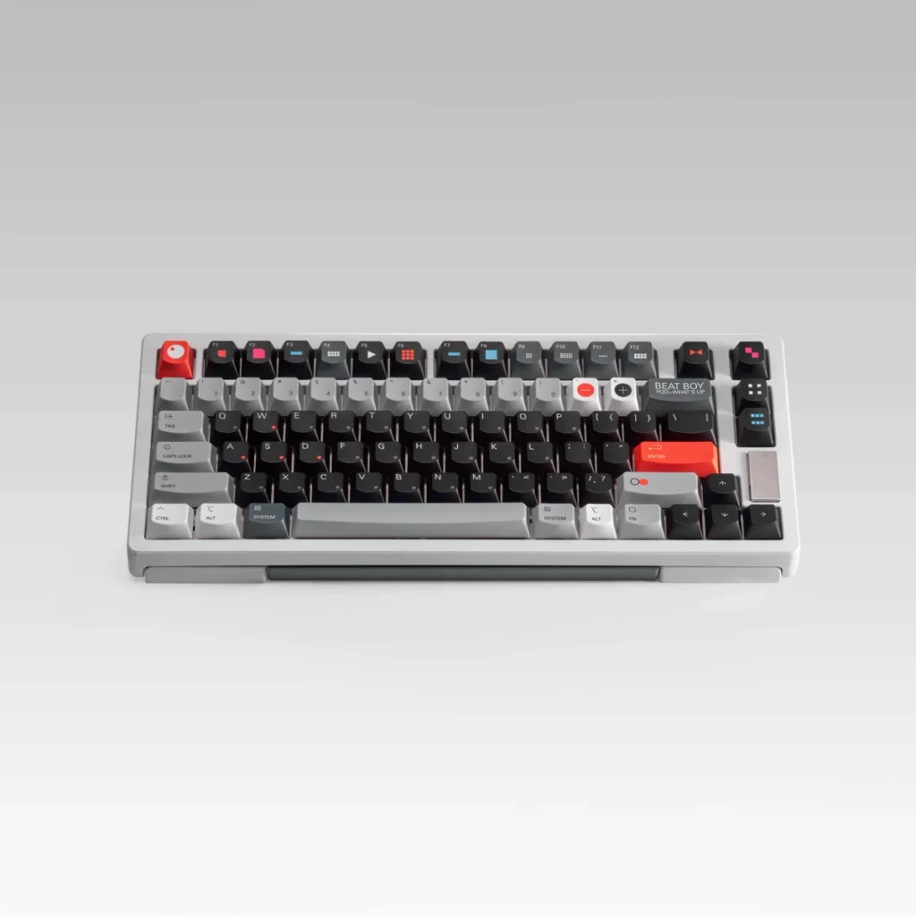 Premium Smiling Rhythm Keycap Durable PBT crisp hero image featuring Premium Smiling Rhythm Keycap Set