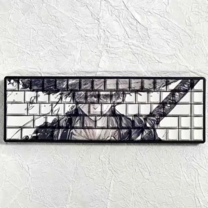 Straw Hat PBT Backlit Keycap Set, full layout with character legends