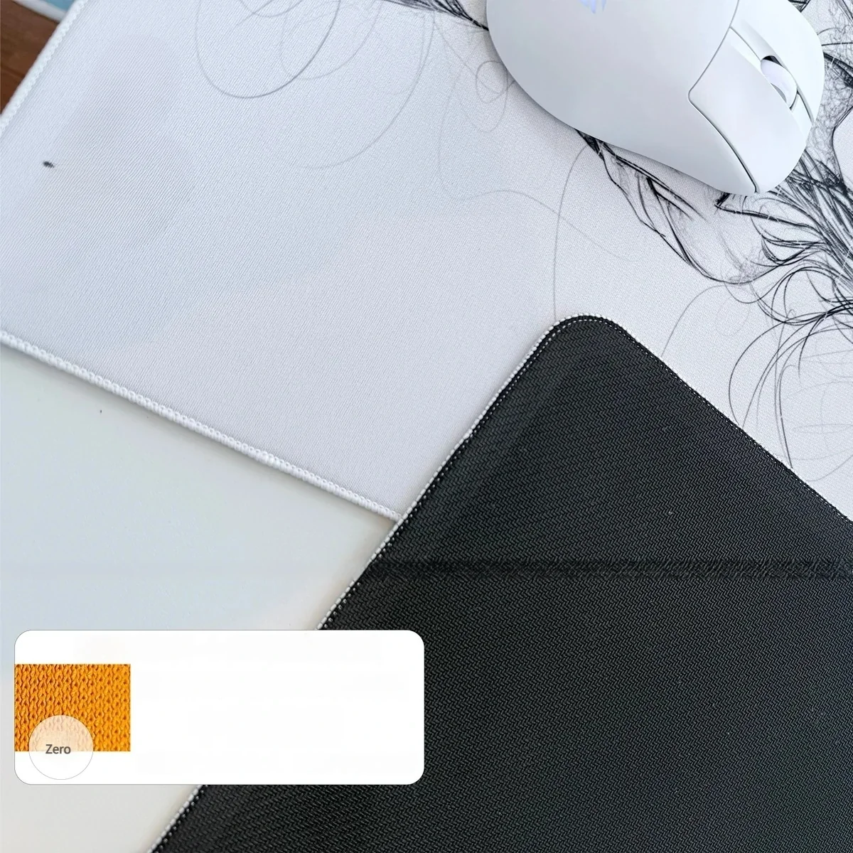 Amairo Chocolate Mouse Pad mounted on a white desk, showcasing the aesthetic.
