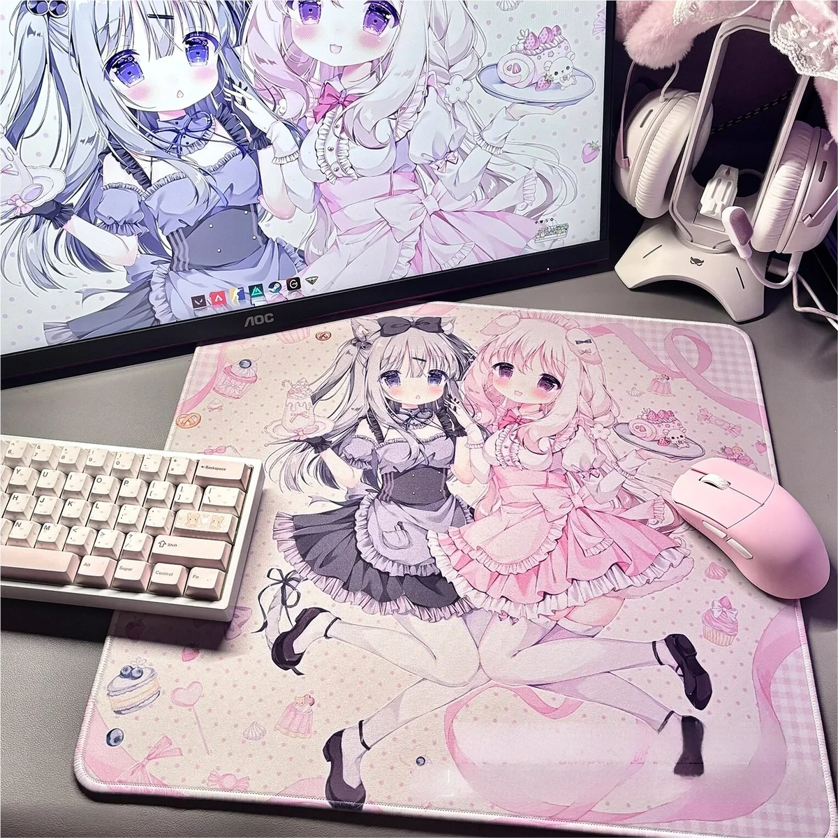 Packaging of the Amairo Chocolate Mouse Pad, featuring brand and theme elements.