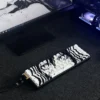 Side profile of Arctic Eyes Cherry Keycap Icy translucent resin showing keycap set shape and fit