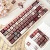Layout diagram illustrating the 134 keys included in the Closer Heart PBT Keycap Set