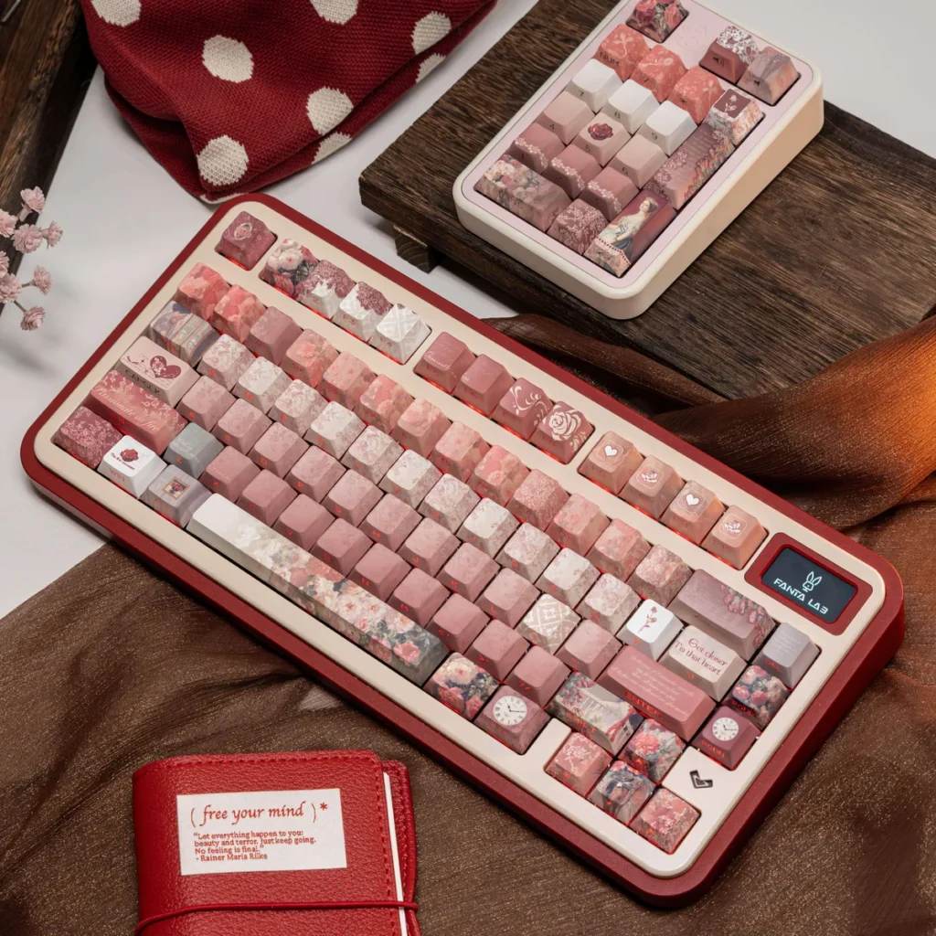 Closer Heart Keycap Set packaging displaying the product series logo