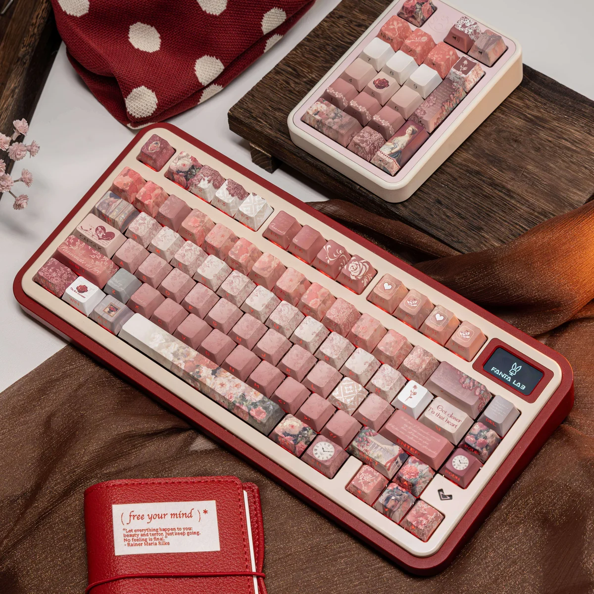 Closer Heart Keycap Set packaging displaying the product series logo
