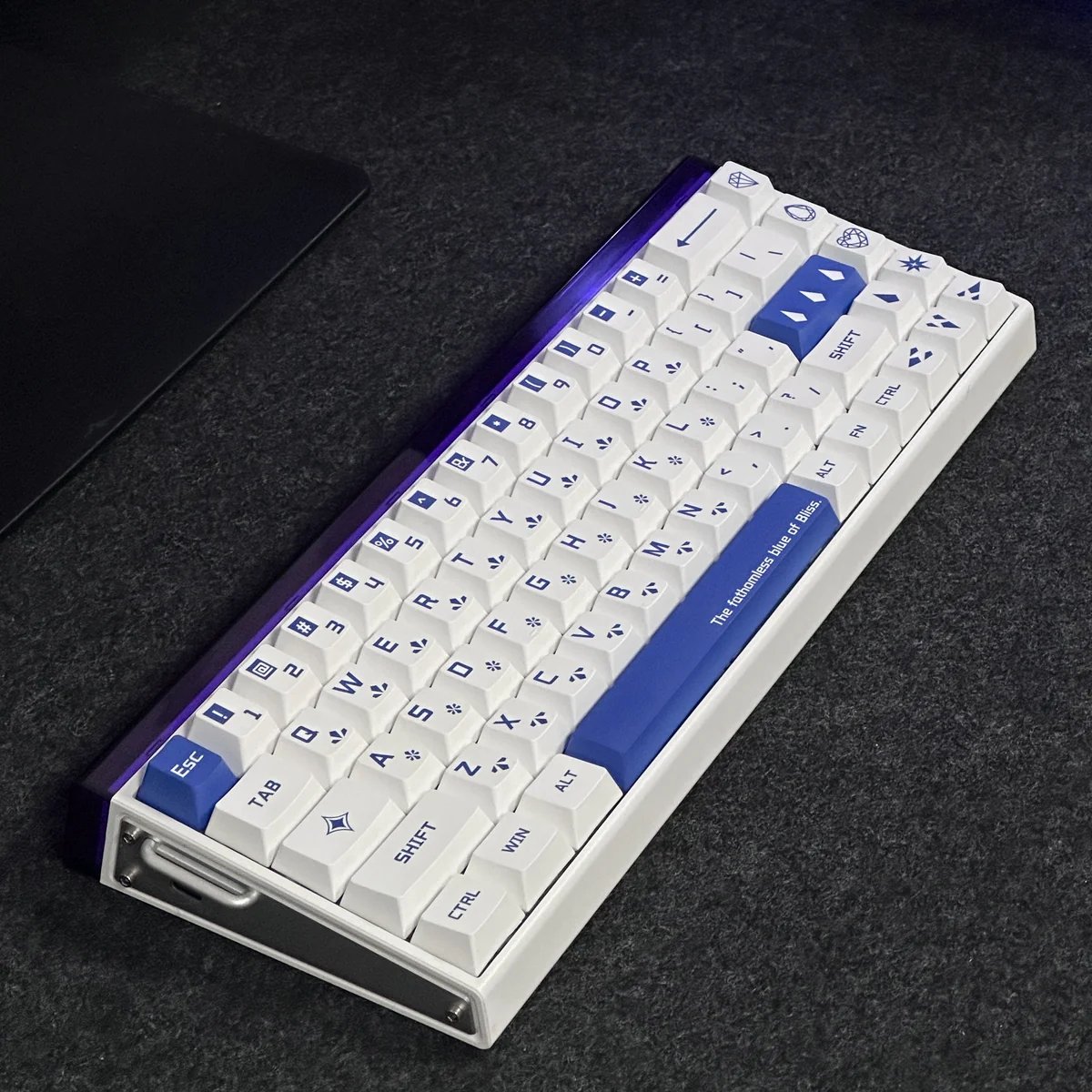 Full layout of the 129-key Dazzling Diamond PBT Keycap Set
