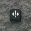 Delta Force HAVOC Group metallic keycap on a mechanical keyboard