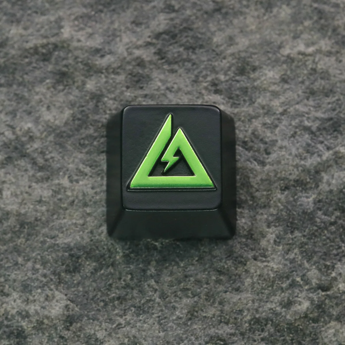 Delta Force accent keycap installed on a gaming keyboard setup
