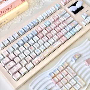 Packaging of Dreamy Girl PBT Keycap Set, ready for shipping
