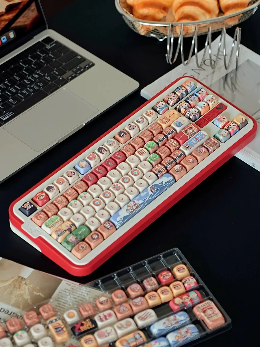 Full layout of 142-key One Piece keycap set