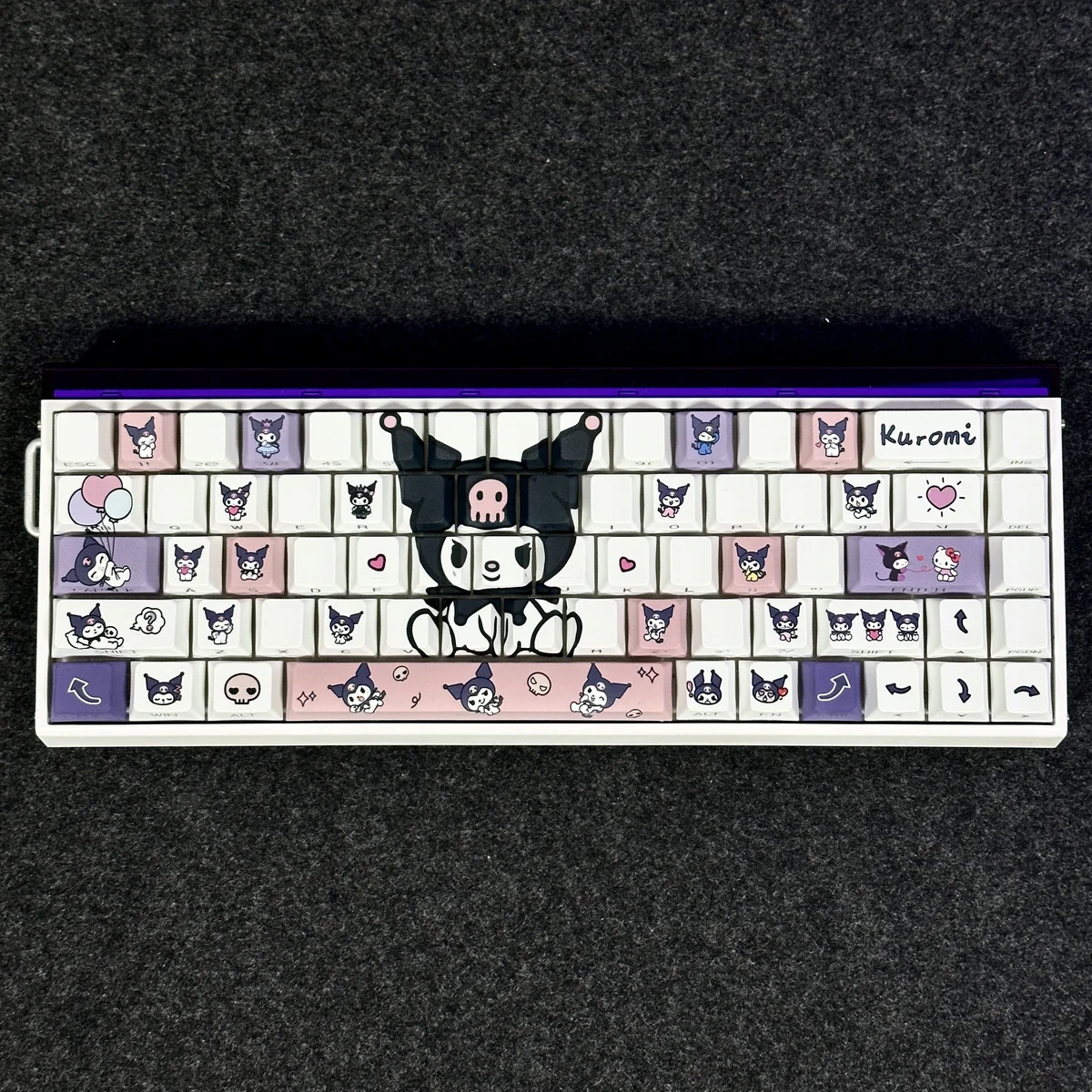 Kuromi Keycap Set Backlit Side Engraved product image
