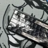 Close-up of Levi Ackerman Keycaps - Side-Lit Legends Detail