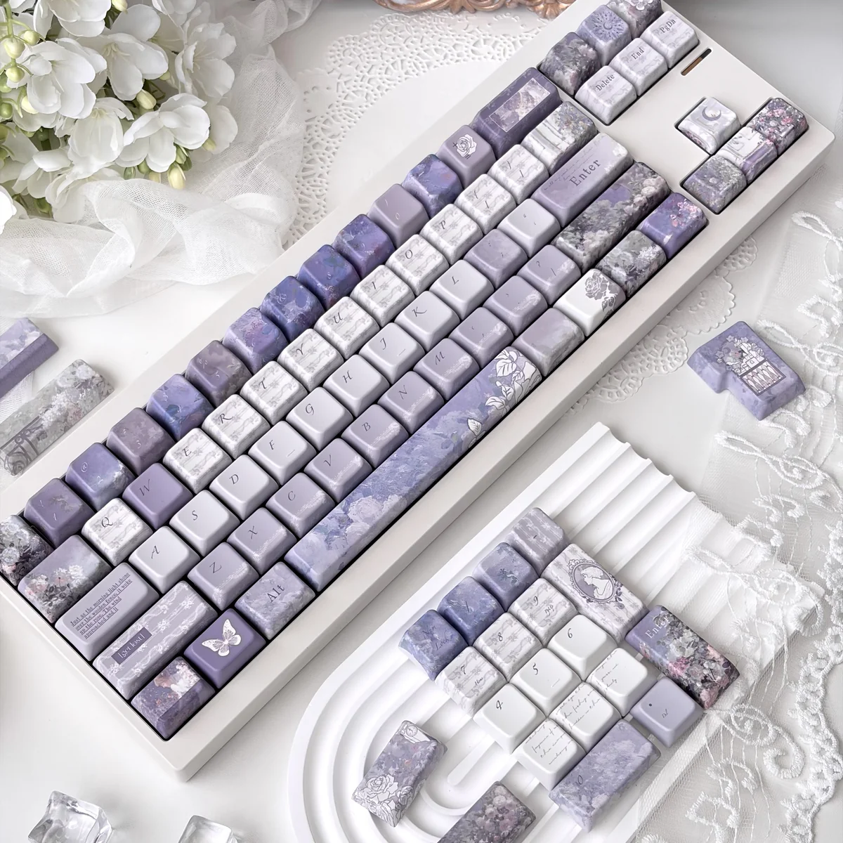 Lost Garden Keycap Set Pbt Botanical Design product image