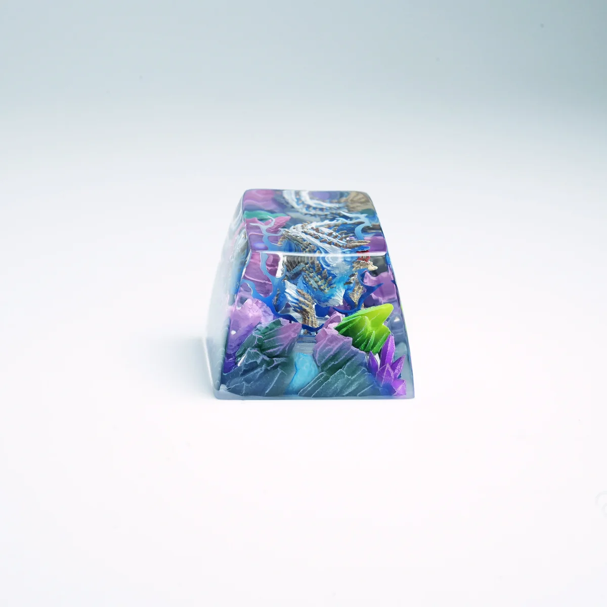 Angle view of Monster Hunter Zinogre Transparent Iconic Zinogre showing color layering and layout presence