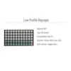 Layout compatibility of the 65-key Nordic Choc V1 keycap set for various low-profile boards