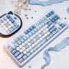 Texture close-up of the durable PBT dye-sublimated keycaps