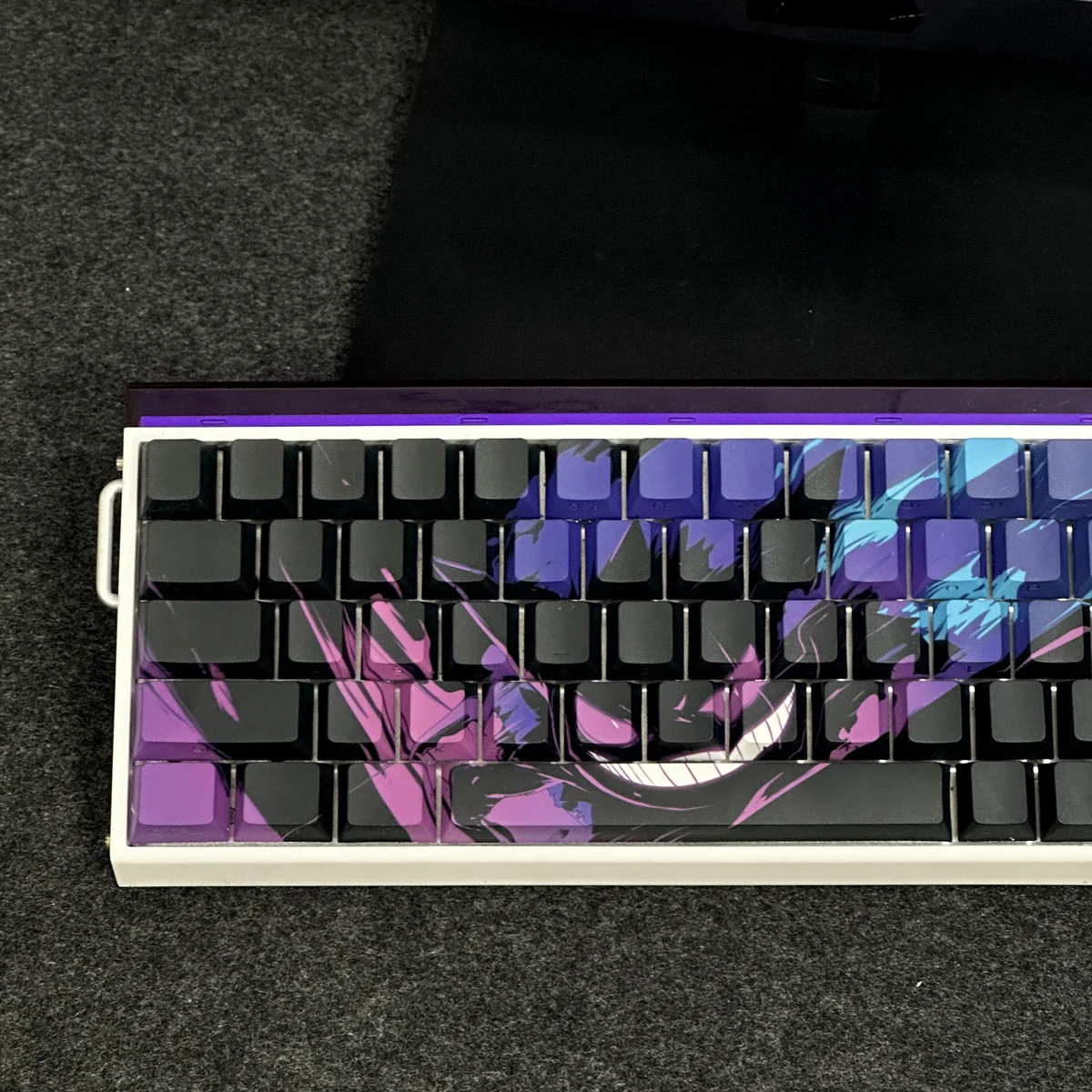Close-up of Pokemon Iconic Gengar Cherry Iconic Gengar highlighting details and finish