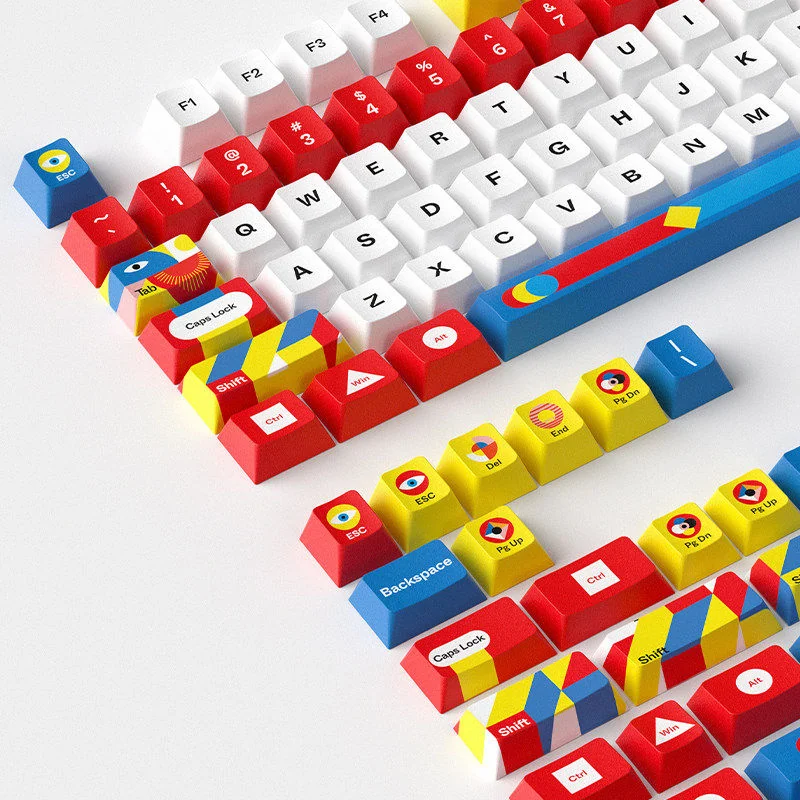 Example layout of the 152-key Primal Nature set, showing compatibility for different keyboard sizes.