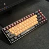 Red Poker keycaps showcasing durable PBT material