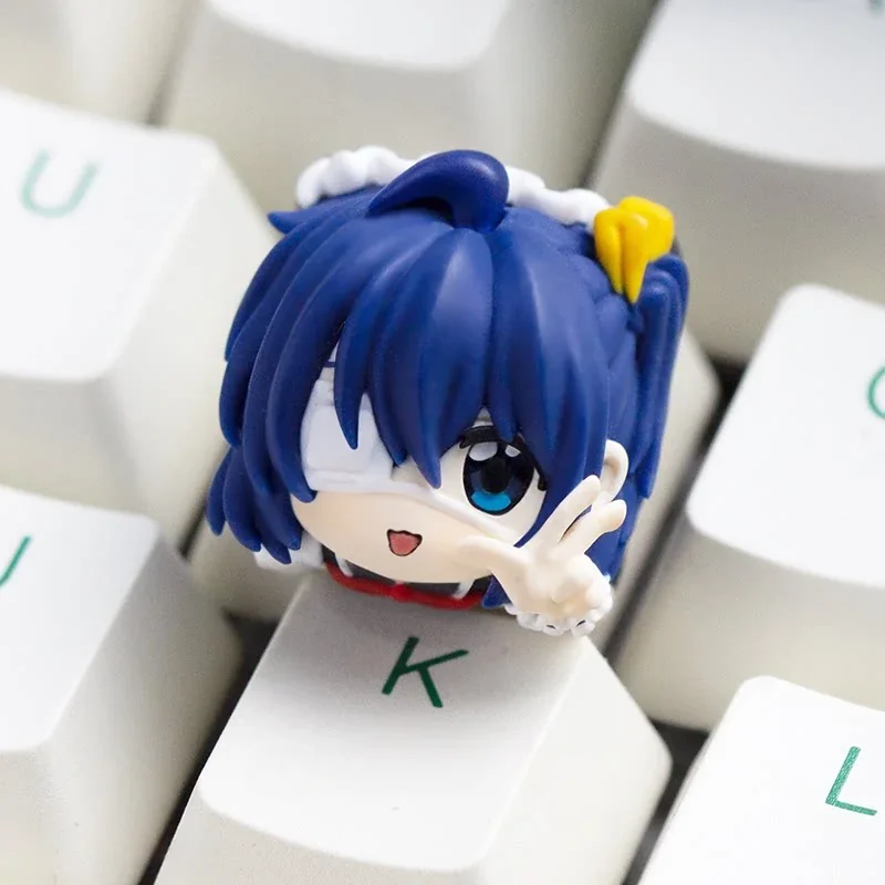 Close-up of Rikka Takanashi resin keycap details