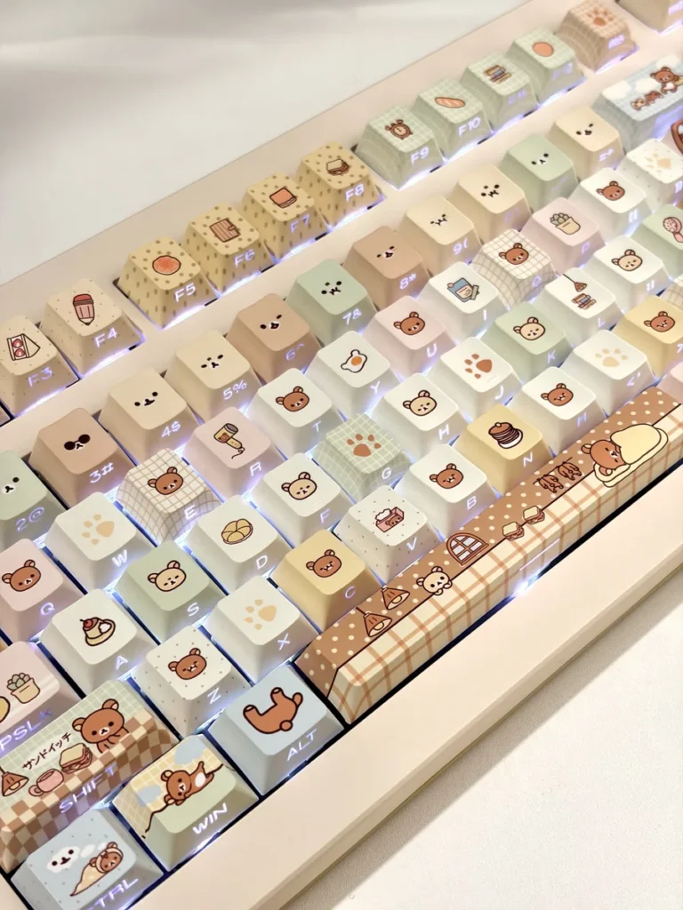 Detailed view 7 of Rilakkuma and Kaoru Rilakkuma Rilakkuma Keycap Set