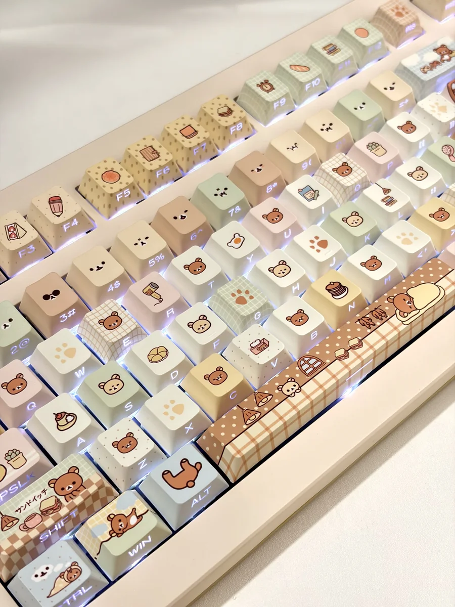 Detailed view 7 of Rilakkuma and Kaoru Rilakkuma Rilakkuma Keycap Set