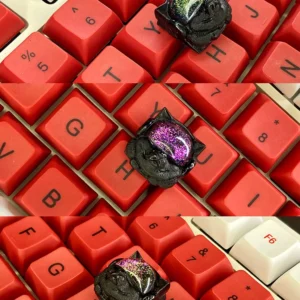 Detailed view 7 of Space Dog Keycaps Handcrafted resin Space Dog