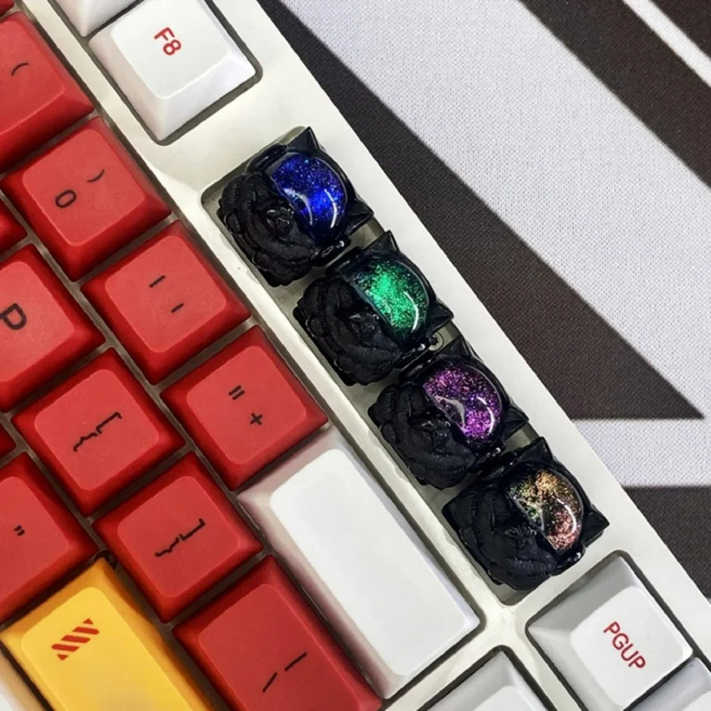 Space Dog Keycaps Handcrafted resin Space Dog hero image featuring Space Dog