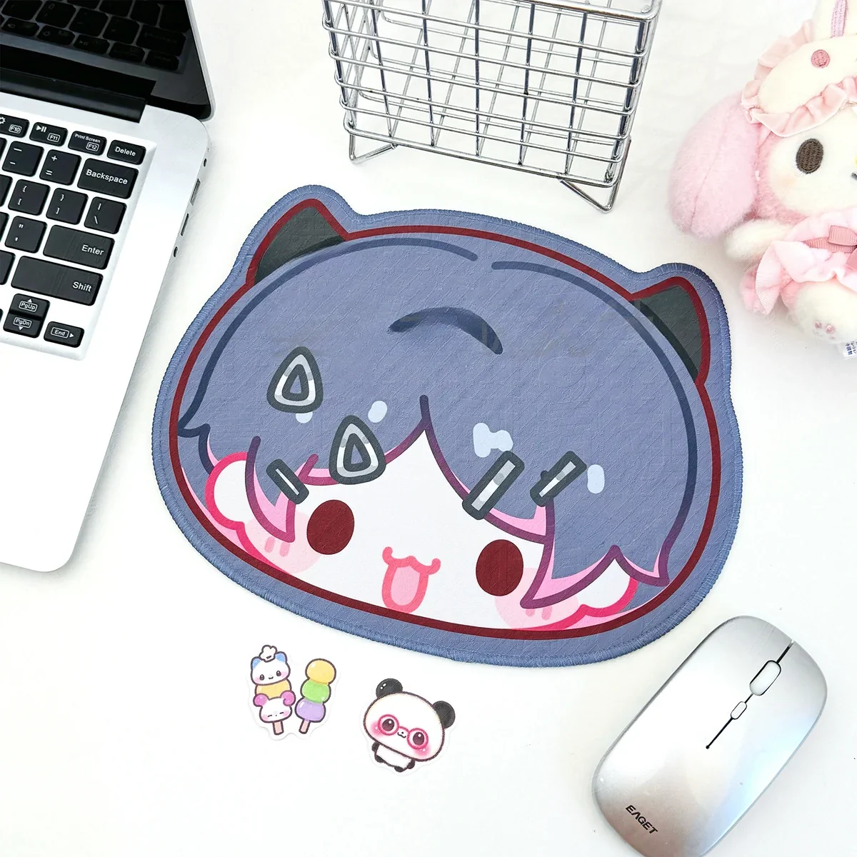 Side profile of Valorant Whimsical Characters Mouse Pad Collectible showing shape and fit