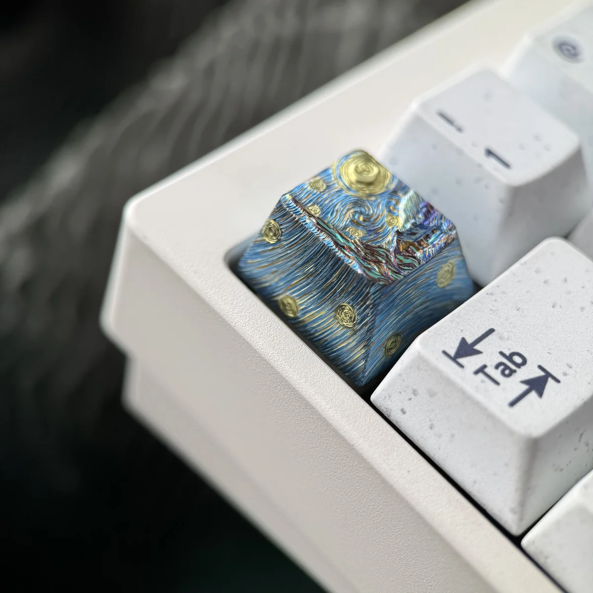 Van Gogh Starry Night Van Gogh Starry Night installed on a mechanical keyboard setup