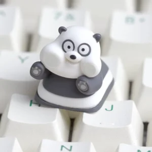 We Bare Bears keycap showcasing Cherry profile compatibility