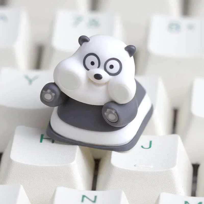We Bare Bears keycap showcasing Cherry profile compatibility