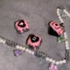 Whimsical food-themed custom keycap, a blackberry cookie design for keyboards