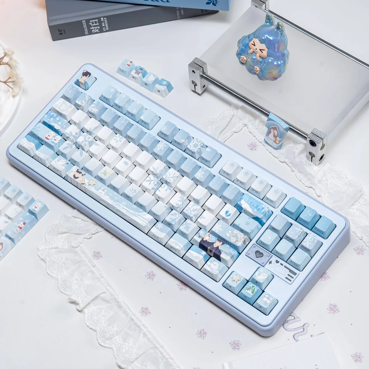 Zayne Love Deepspace Winter Pbt Keycap Set Keyboard product image