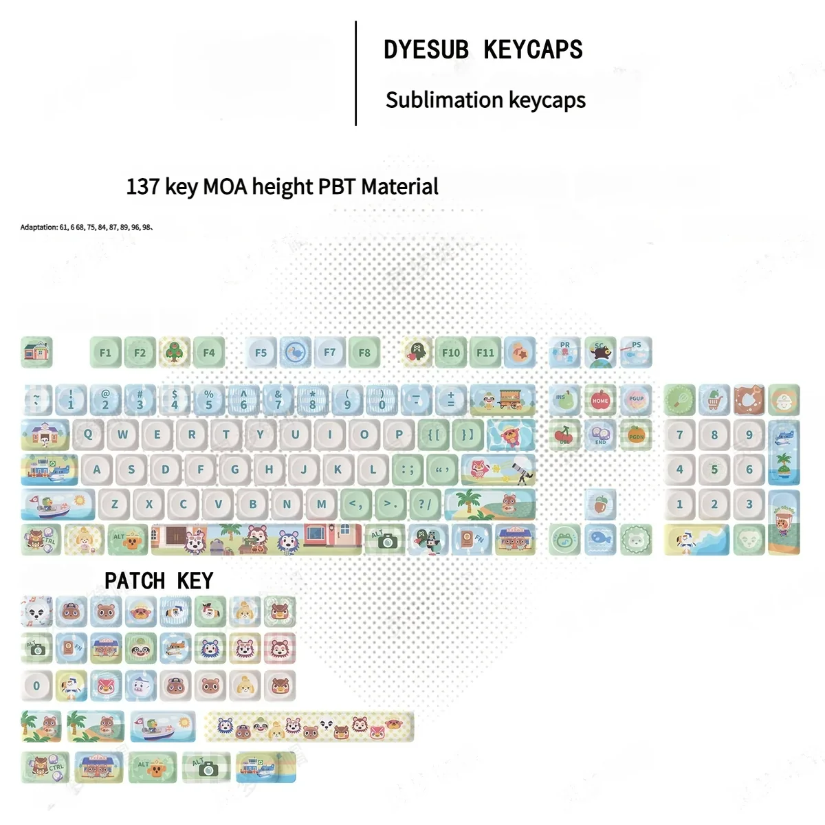 Angle view of Animal Crossing Joyful Animal Whimsical Animal showing color layering and layout presence