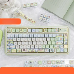 Animal Crossing Joyful Animal Whimsical Animal hero image featuring Animal Crossing Keycap Set