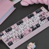 Full layout view of 130-key Black Cat set