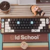 Complete Brown Sugar Boba MOA Keycap Set on a light background, showing all 130 keys.