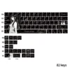 Full layout view of Chainsaw Man Reze keycaps
