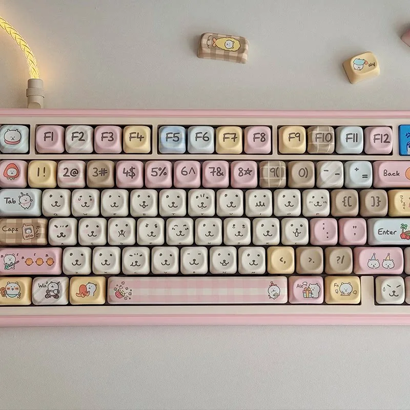 Chiikawa Joke Bear Keycap Set Pbt Moa Profile product image