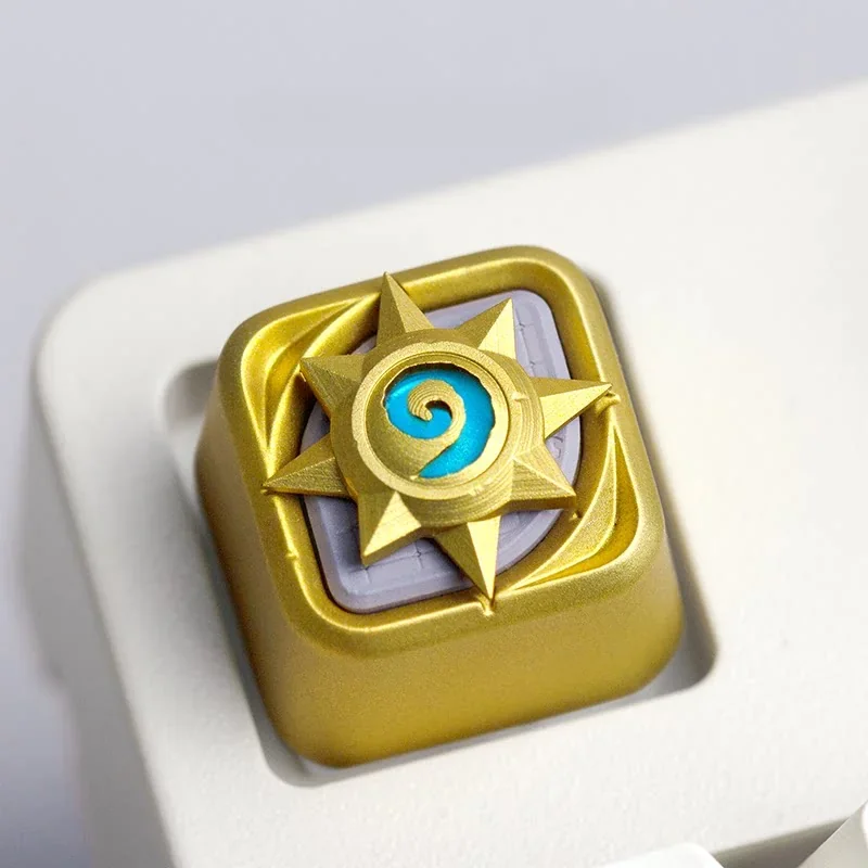 Artisan Hearthstone ESC keycap from an angle