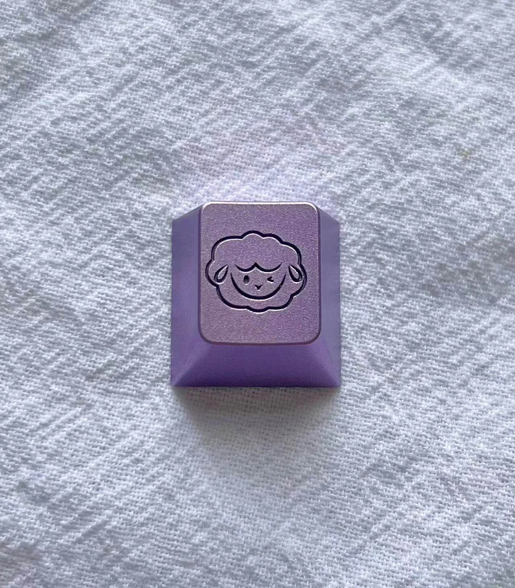 Cute Sheep Keycap highlighting Cherry Profile and MX Stem