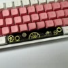 Gear Spacebar Keycap mounted on a Cherry MX switch, highlighting its unique steampunk aesthetic.