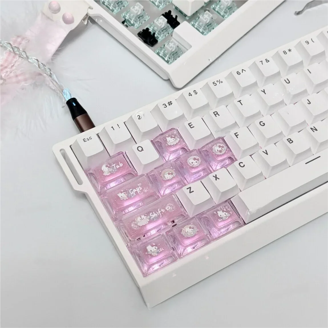 Detailed texture view of Hello Kitty Hello Kitty Handmade iconic Hello design and material