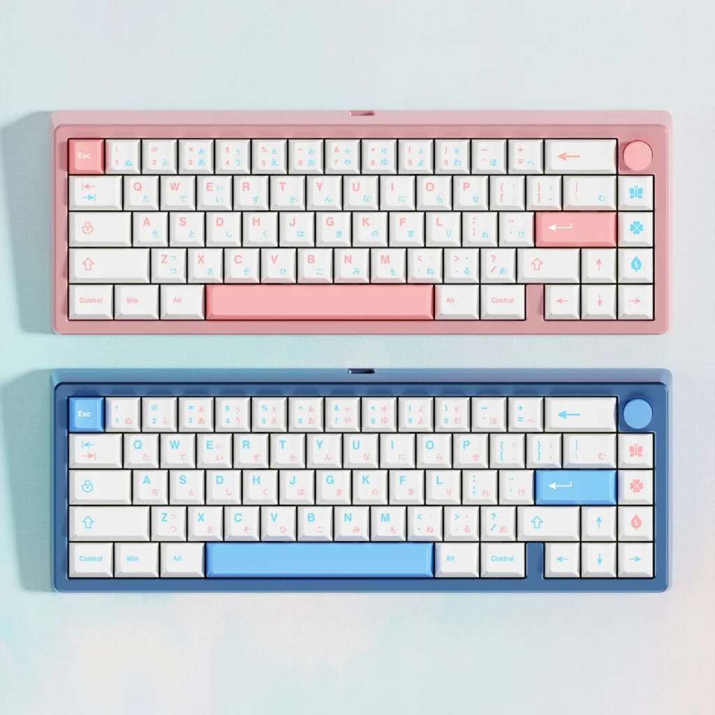 Ice Berry Series Cherry Durable PBT refreshing hero image featuring Ice Berry Series Keycap Set