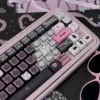 Full layout of the 130-key Lace Cat PBT Keycap Set