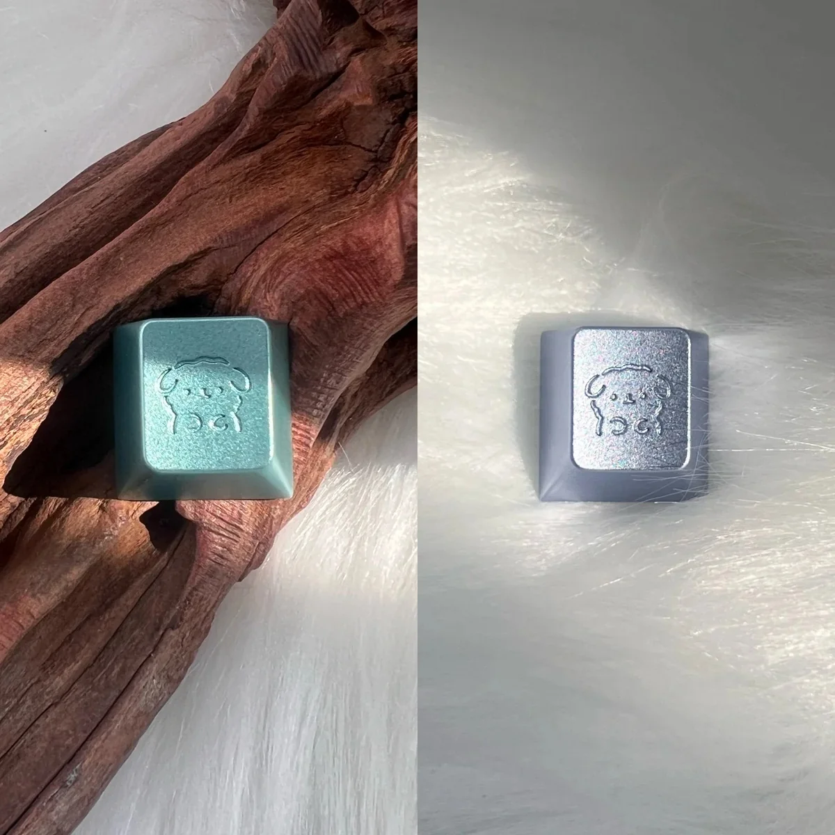 Maltese Dog Line Art Keycap Aluminum Cnc Keyboard product image