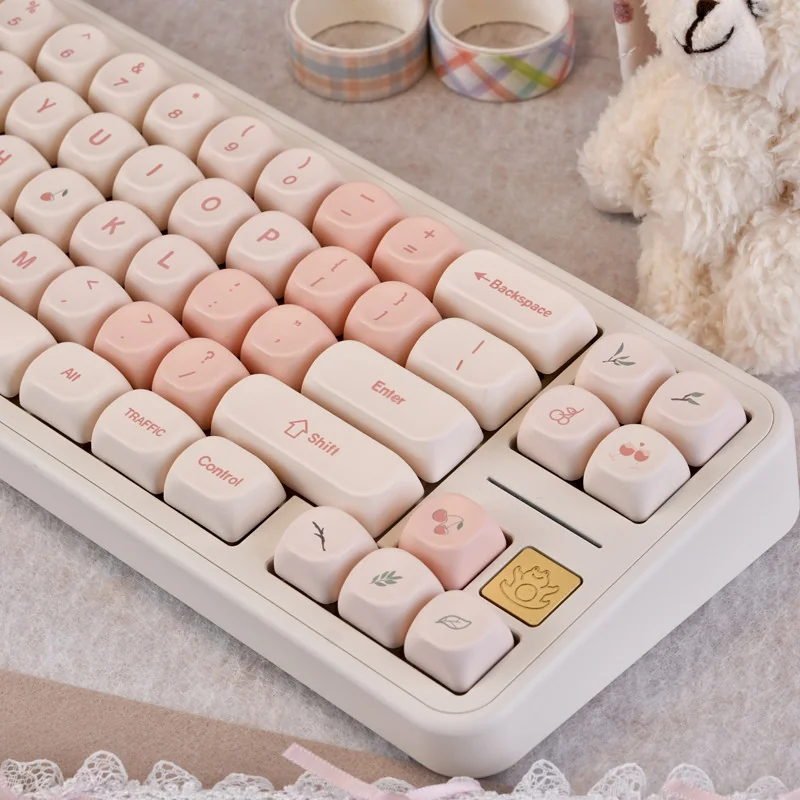 MOA profile keycaps showing spherical shape